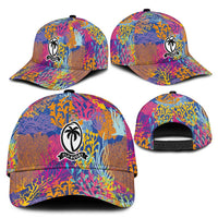 Fijian Rugby Classic Cap Colorful Coral Reef Pre Match Design LT03 - Polynesian Pride
