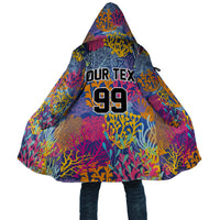 Custom Fijian Rugby Cloak Colorful Coral Reef Pre Match Design LT03 Unisex Multicolor - Polynesian Pride