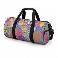 Fijian Rugby Duffle Bag Colorful Coral Reef Pre Match Design LT03 - Polynesian Pride