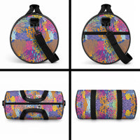 Fijian Rugby Duffle Bag Colorful Coral Reef Pre Match Design LT03 - Polynesian Pride