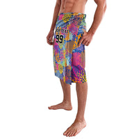 Custom Fijian Rugby Lavalava Colorful Coral Reef Pre Match Design LT03 - Polynesian Pride