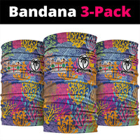 Fijian Rugby Neck Gaiter Colorful Coral Reef Pre Match Design LT03 package One Size: 25*50cm Multicolor - Polynesian Pride