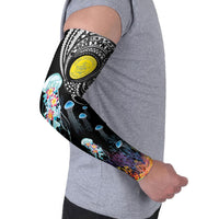 Palau Jellyfish Arm Sleeves Coral Reef with Polynesian Pattern LT03 - Polynesian Pride