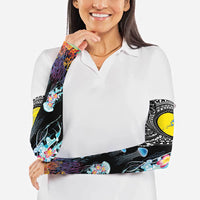 Palau Jellyfish Arm Sleeves Coral Reef with Polynesian Pattern LT03 - Polynesian Pride