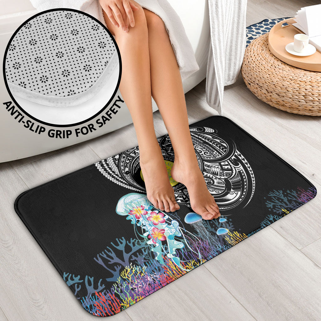 Palau Jellyfish Bathroom Set Coral Reef with Polynesian Pattern LT03 - Polynesian Pride