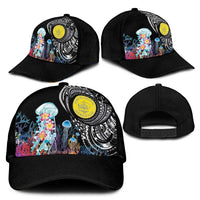 Palau Jellyfish Classic Cap Coral Reef with Polynesian Pattern LT03 - Polynesian Pride