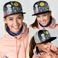 Palau Jellyfish Mesh Trucker Cap Coral Reef with Polynesian Pattern LT03 - Polynesian Pride