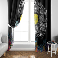 Palau Jellyfish Window Curtain Coral Reef with Polynesian Pattern LT03 - Polynesian Pride