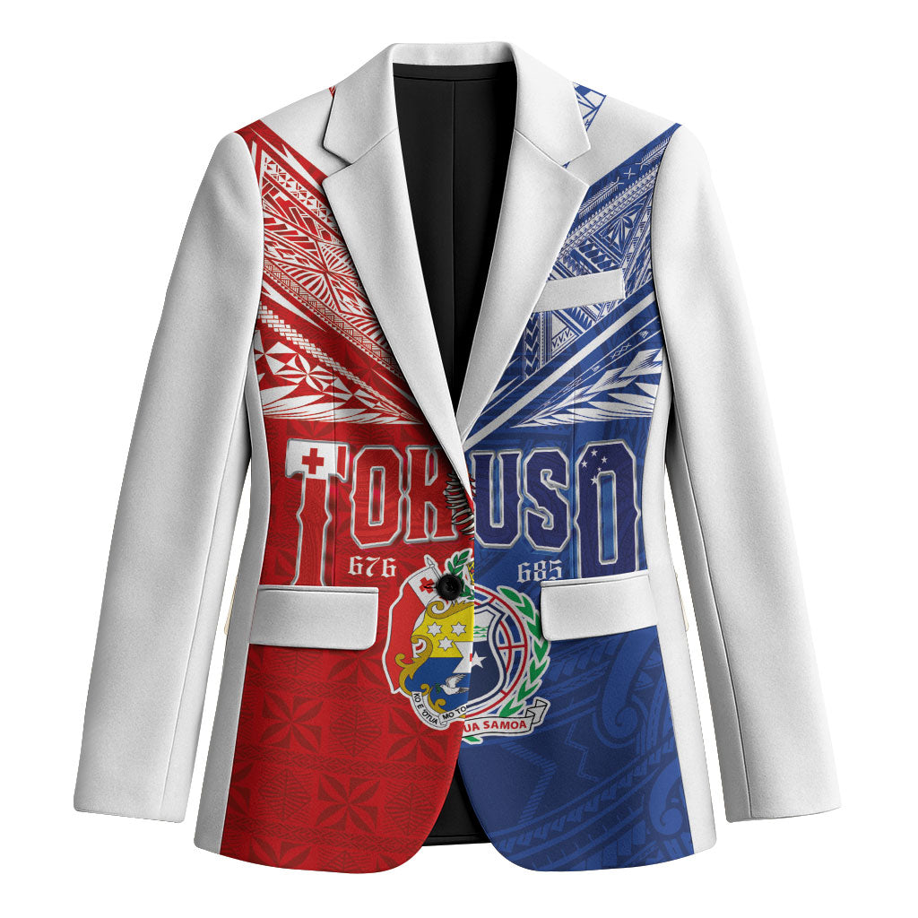 Personalised Tokouso Tonga Samoa Blazer Proud of Brotherhood LT03 Unisex Multicolor - Polynesian Pride