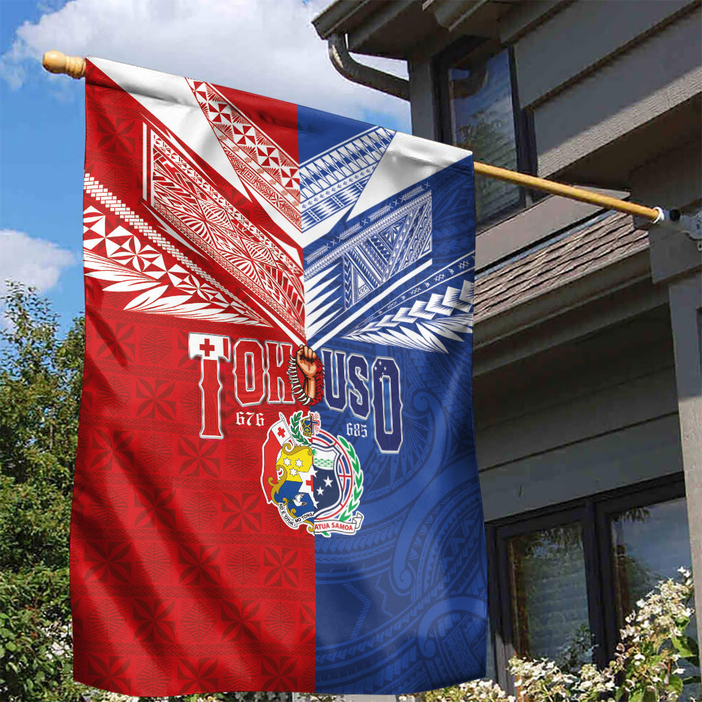 Tokouso Tonga Samoa Garden Flag Proud of Brotherhood LT03 - Polynesian Pride
