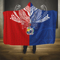 Tokouso Tonga Samoa Hooded Blanket Proud of Brotherhood LT03 - Polynesian Pride