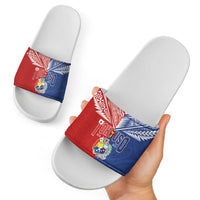 Tokouso Tonga Samoa Slide Sandals Proud of Brotherhood LT03 - Polynesian Pride