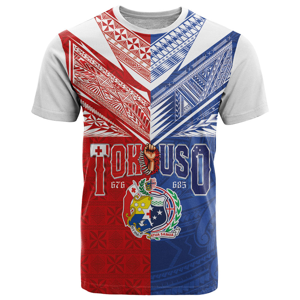 Personalised Tokouso Tonga Samoa T Shirt Proud of Brotherhood LT03 Multicolor - Polynesian Pride