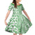 Hawaii Family Matching Long Sleeve Bodycon Dress and Hawaiian Shirt Aloha Tropical Plants Tribal Pattern Green Version LT03 Daughter's Dress Green - Polynesian Pride