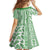 Hawaii Family Matching Long Sleeve Bodycon Dress and Hawaiian Shirt Aloha Tropical Plants Tribal Pattern Green Version LT03 - Polynesian Pride