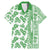 Hawaii Family Matching Mermaid Dress and Hawaiian Shirt Aloha Tropical Plants Tribal Pattern Green Version LT03 Dad's Shirt - Short Sleeve Green - Polynesian Pride