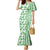 Hawaii Family Matching Mermaid Dress and Hawaiian Shirt Aloha Tropical Plants Tribal Pattern Green Version LT03 Mom's Dress Green - Polynesian Pride