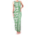 Hawaii Family Matching Tank Maxi Dress and Hawaiian Shirt Aloha Tropical Plants Tribal Pattern Green Version LT03 Mom's Dress Green - Polynesian Pride