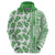 Hawaii Hoodie Aloha Tropical Plants Tribal Pattern Green Version LT03 - Polynesian Pride