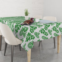 Hawaii Tablecloth Aloha Tropical Plants Tribal Pattern Green Version LT03 - Polynesian Pride