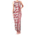 Hawaii Family Matching Tank Maxi Dress and Hawaiian Shirt Aloha Tropical Plants Tribal Pattern Red Version LT03 Mom's Dress Red - Polynesian Pride