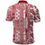 Hawaii Polo Shirt Aloha Tropical Plants Tribal Pattern Red Version LT03 - Polynesian Pride