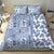 Hawaii Bedding Set Aloha Tropical Plants Tribal Pattern Blue Version LT03 - Polynesian Pride