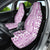 Hawaii Car Seat Cover Aloha Tropical Plants Tribal Pattern Pink Version LT03 - Polynesian Pride