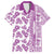 Hawaii Hawaiian Shirt Aloha Tropical Plants Tribal Pattern Pink Version LT03 Pink - Polynesian Pride