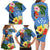 Kosrae Constitution Day Family Matching Long Sleeve Bodycon Dress and Hawaiian Shirt Hibiscus Mix Maori Tattoo Pattern LT03 - Polynesian Pride