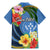 Kosrae Constitution Day Family Matching Mermaid Dress and Hawaiian Shirt Hibiscus Mix Maori Tattoo Pattern LT03 - Polynesian Pride