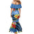 Kosrae Constitution Day Family Matching Mermaid Dress and Hawaiian Shirt Hibiscus Mix Maori Tattoo Pattern LT03 - Polynesian Pride