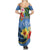 Kosrae Constitution Day Family Matching Summer Maxi Dress and Hawaiian Shirt Hibiscus Mix Maori Tattoo Pattern LT03 - Polynesian Pride