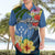 Kosrae Constitution Day Hawaiian Shirt Hibiscus Mix Maori Tattoo Pattern LT03 - Polynesian Pride