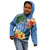 Kosrae Constitution Day Kid Hoodie Hibiscus Mix Maori Tattoo Pattern LT03 - Polynesian Pride