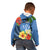 Kosrae Kid Hoodie Hibiscus Mix Maori Tattoo Pattern LT03 - Polynesian Pride