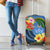 Kosrae Luggage Cover Hibiscus Mix Maori Tattoo Pattern LT03 - Polynesian Pride