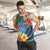 Kosrae Men Tank Top Hibiscus Mix Maori Tattoo Pattern LT03 Blue - Polynesian Pride