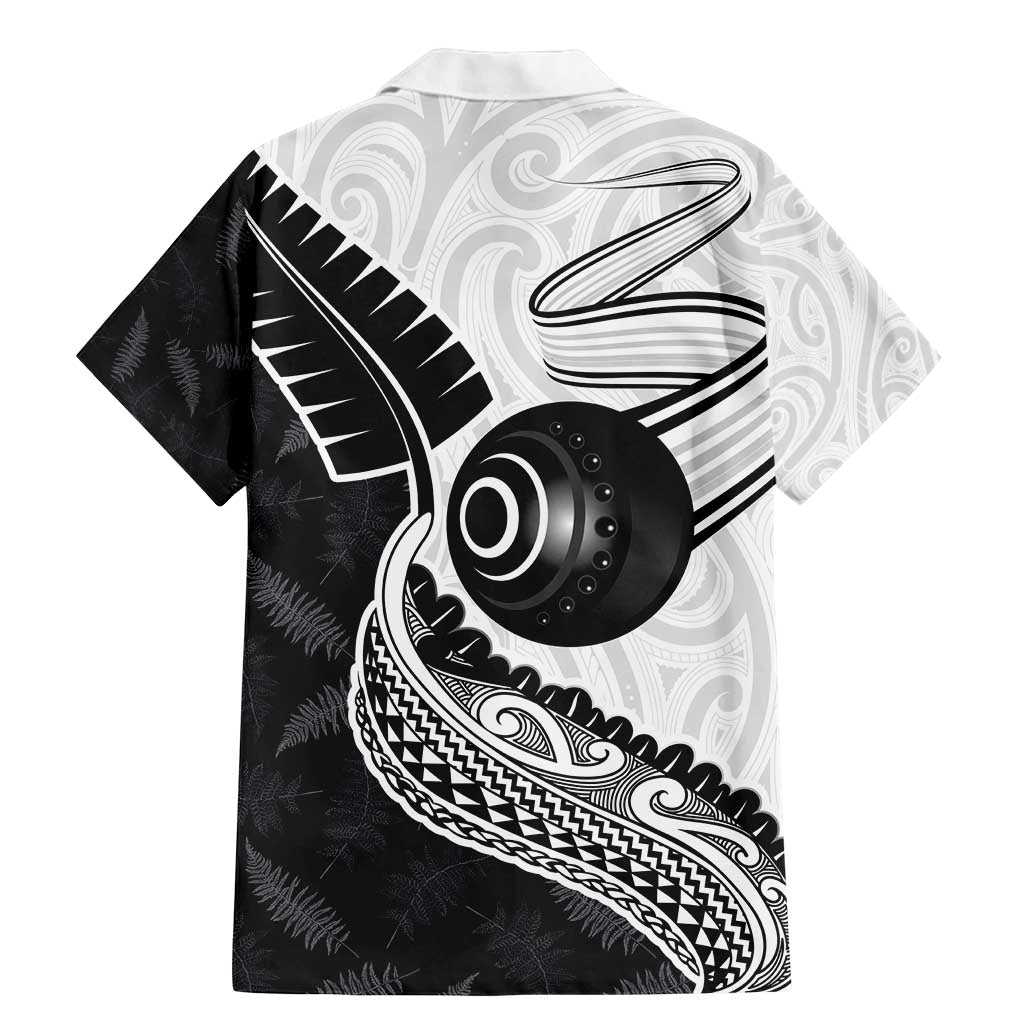 Personalised Aotearoa Lawn Bowls Family Matching Mermaid Dress and Hawaiian Shirt Maori and Silver Fern Half Style LT03 - Polynesian Pride
