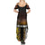 New Zealand and Australia ANZAC Day Summer Maxi Dress Soldier and Last Post Camouflage Pattern LT03 - Polynesian Pride