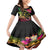 Hawaii Turtle Day Family Matching Mermaid Dress and Hawaiian Shirt Polynesian Tattoo and Hibiscus Flowers
