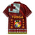 Tonga Independence Day Family Matching Mermaid Dress and Hawaiian Shirt National Flag and Emblem with Ngatu Art Pattern