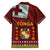 Tonga Independence Day Family Matching Tank Maxi Dress and Hawaiian Shirt National Flag and Emblem with Ngatu Art Pattern