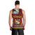 Tonga Independence Day Men Tank Top National Flag and Emblem with Ngatu Art Pattern