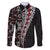 Tonga Ngatu Art Tattoo Polynesian Family Matching Long Sleeve Bodycon Dress and Hawaiian Shirt