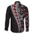 Tonga Ngatu Art Tattoo Polynesian Family Matching Short Sleeve Bodycon Dress and Hawaiian Shirt
