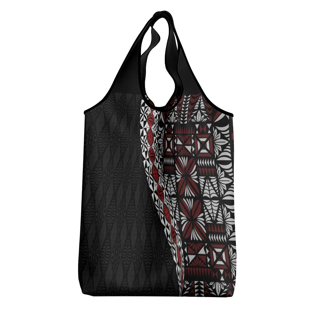 Tonga Ngatu Art Tattoo Polynesian Grocery Bag