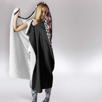 Tonga Ngatu Art Tattoo Polynesian Hooded Blanket