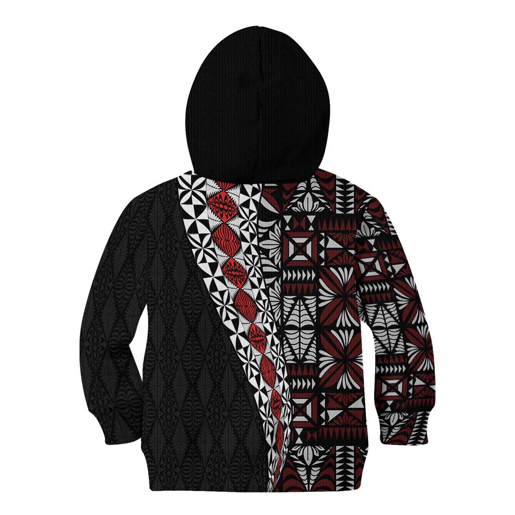 Tonga Ngatu Art Tattoo Polynesian Kid Hoodie