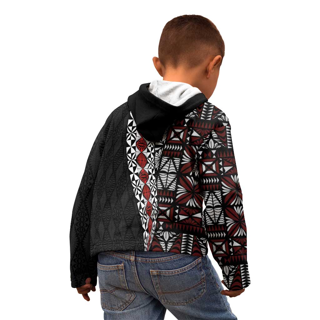 Tonga Ngatu Art Tattoo Polynesian Kid Hoodie